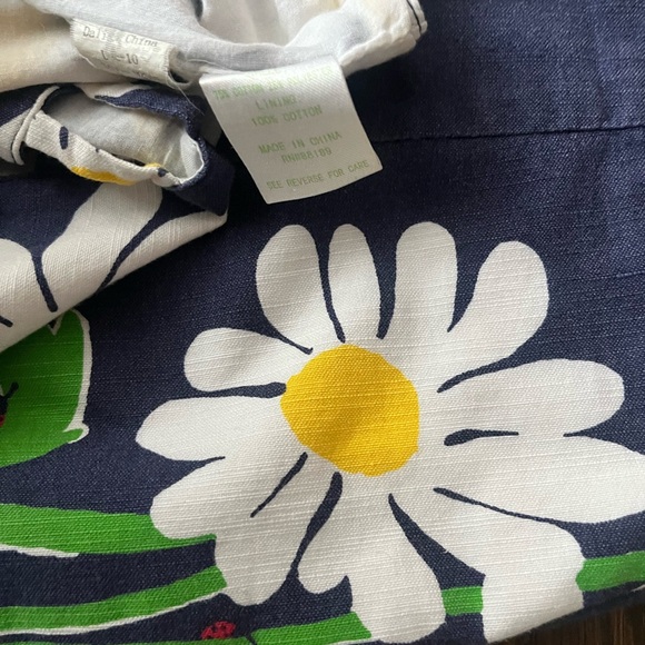 Lilly Pulitzer Floral Daisy Print Navy Mini Skirt Vintage Rare Retired - Picture 9 of 10